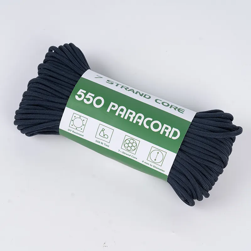 7 Strand Core 4mm Solid Dark Blue 550 Polyester Paracord